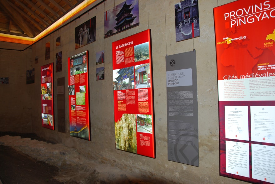 Official opening of the Pingyao area in the Saint-Ayoul Priory of Provins