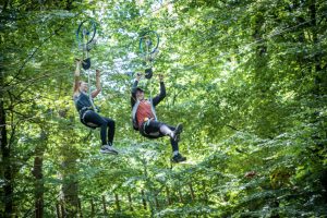 Jumping Forest, parc d'accrobranche, archery battle et laser game, à Chenoise proche de Provins