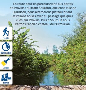Aux sources de la Vicomté, randonnée pédestre dans le Provinois, région de Provins