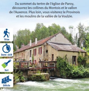 Entre Auxence et Voulzie, hiking circuit in the Bassée-Montois, region of Provins