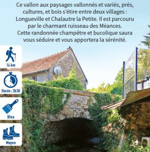 Le vallon des Méances, randonnée pédestre dans le Provinois, région de Provins