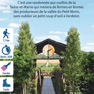 Producteurs de la vallée du Petit Morin, randonnée pédestre dans la Vallée des 2 Morin, région de Provins
