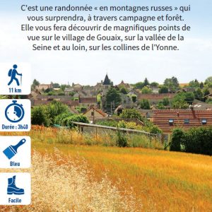 Sur la côte de l’Île-de-France, hiking circuit in the Bassée-Montois, region of Provins