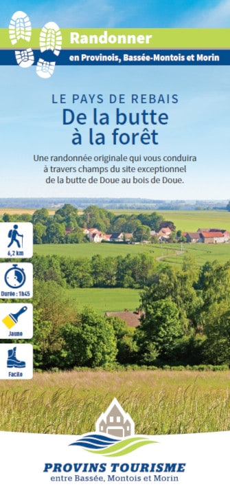 De la butte à la forêt, randonnée pédestre dans la Vallée des 2 Morin, région de Provins