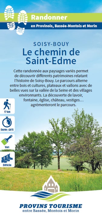 Le chemin de Saint-Edme, randonnée pédestre dans le Provinois, région de Provins