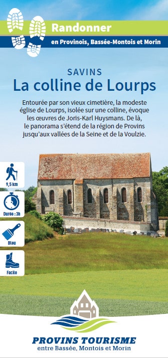 La colline de Lourps, randonnée pédestre dans le Bassée-Montois, région de Provins