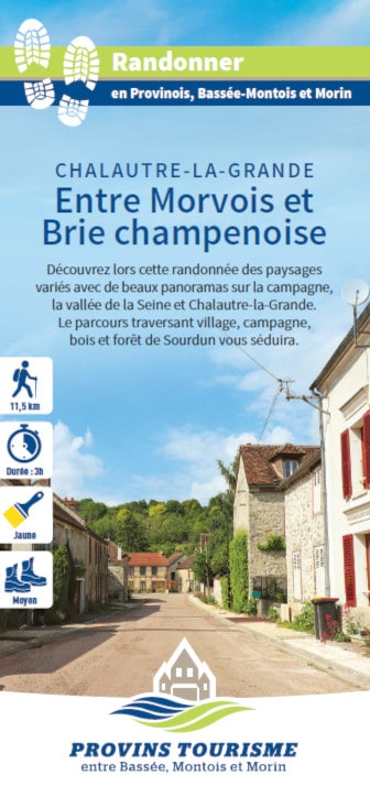 Entre Morvois et Brie champenoise, randonnée pédestre dans le Provinois, région de Provins