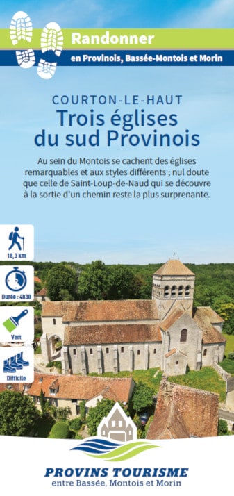 Trois églises du sud Provinois, randonnée pédestre dans le Bassée-Montois, région de Provins