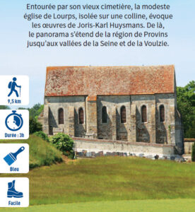 La colline de Lourps, randonnée pédestre dans le Bassée-Montois, région de Provins
