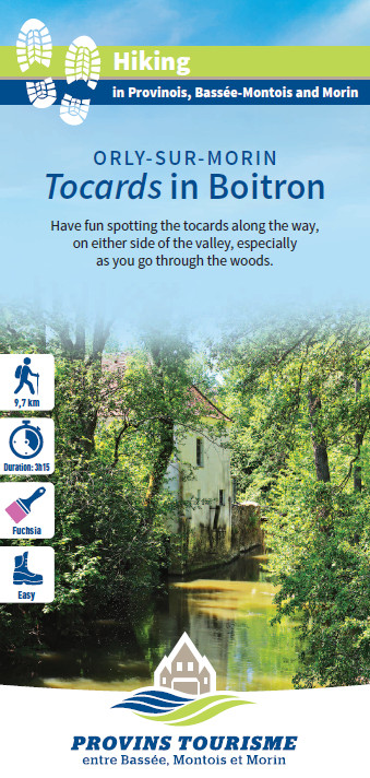 "Tocards" in Boitron, hiking in the Valleys of the 2 Morin, Provins region