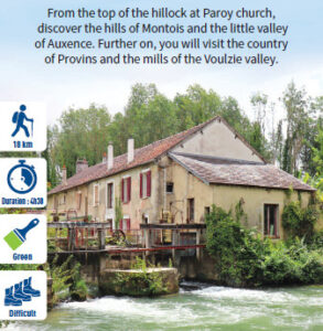 Between Auxence and Voulzie, hiking in the Bassée-Montois, Provins region